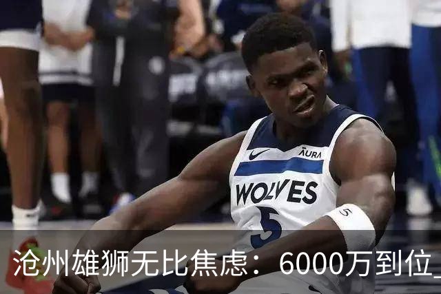 沧州雄狮无比焦虑：6000万到位 准入陷入僵局？